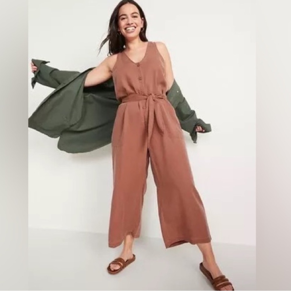 Old Navy Dusty Rose colored jumpsuit